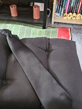 Stafford Black Satin Necktie - Classic Men's Formal Tie